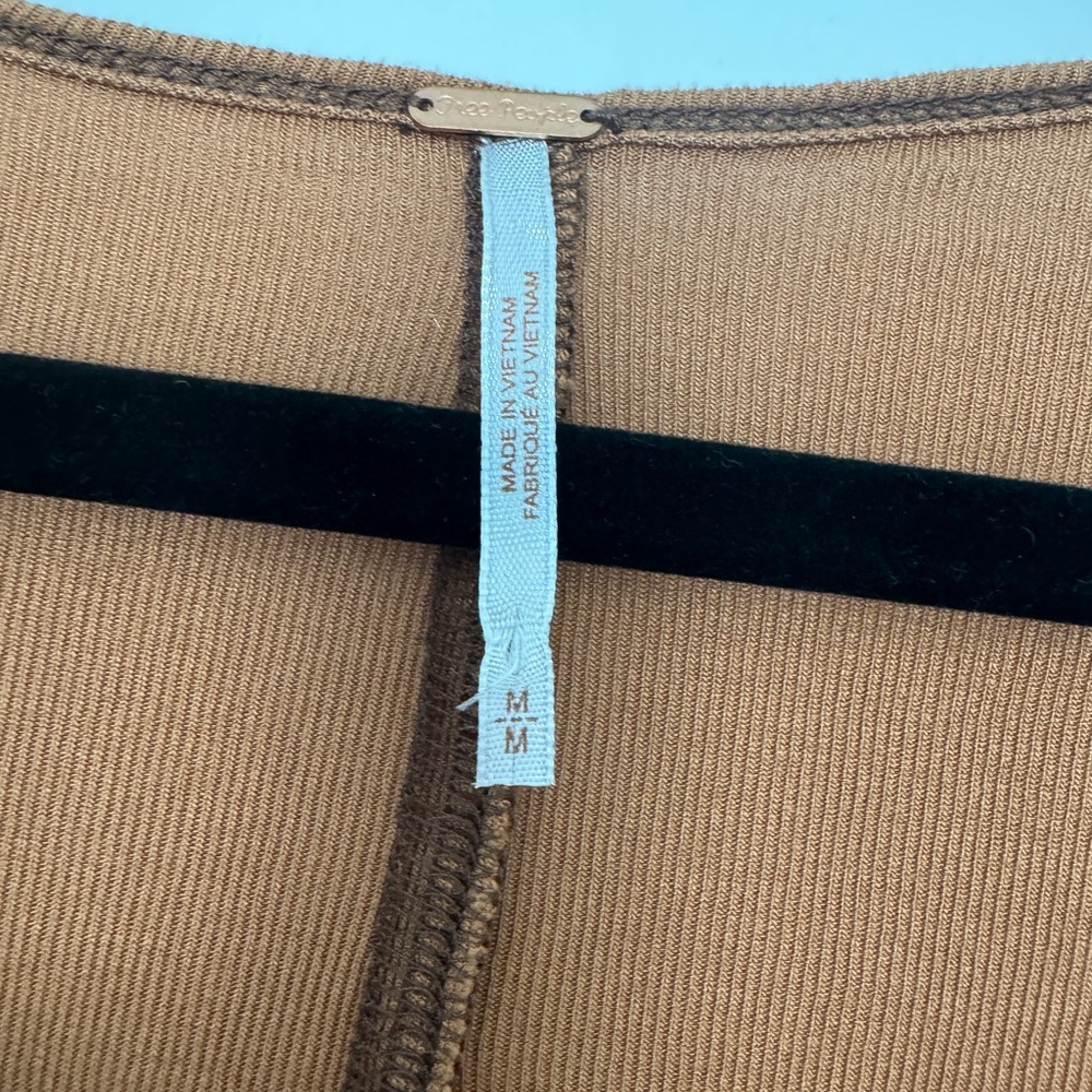 Free People We The Free January Sienna Tunic Long Bat Sleeve Top Burnt Orange - Picture 6 of 8